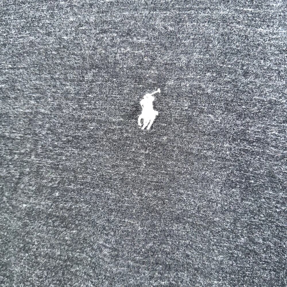 Polo Ralph Lauren Mens Size XXL Gray White Pony Heathered Short Sleeve T-Shirt - Picture 2 of 6